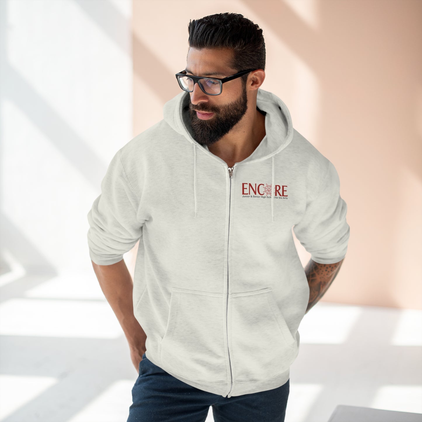 Staff Zip Up Hoodie