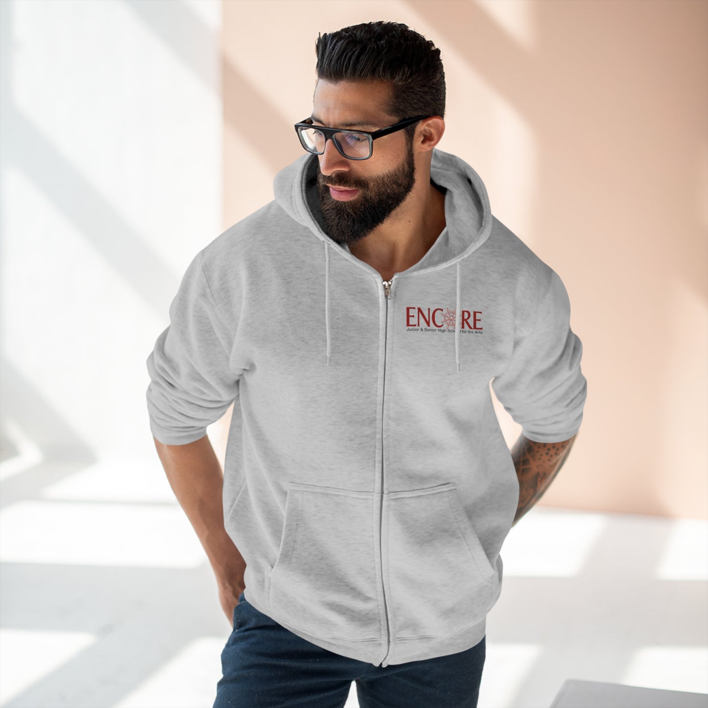 Staff Zip Up Hoodie