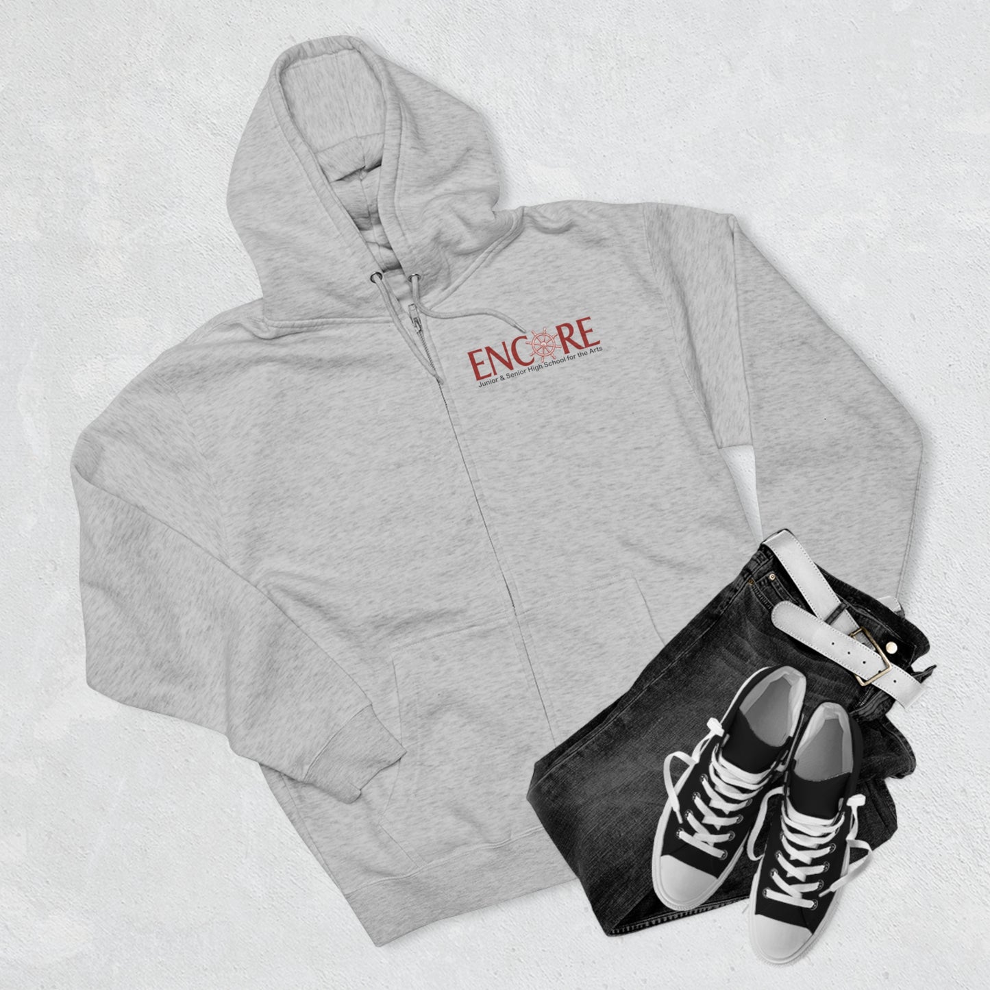 Staff Zip Up Hoodie