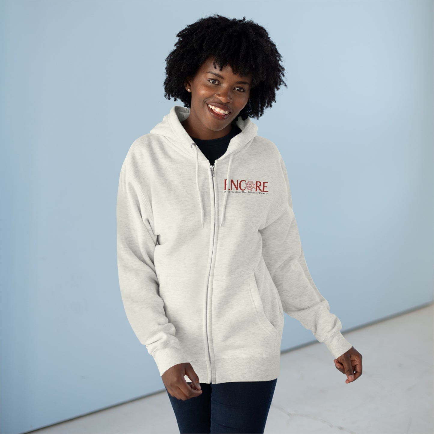 Staff Zip Up Hoodie