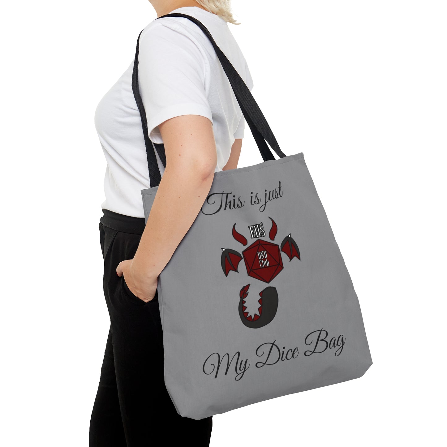 D&D Tote Bag This Just is My Dice Bag
